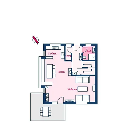 Holiday home Friesenliebe Borgsum